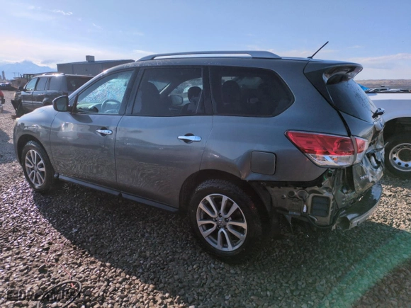2016 Nissan Pathfinder Platinum with VIN 5N1AR2MM7GC608640, listed as a Copart auction lot 51709675 with 89,160 mi miles and Salvage Title. Bid and sale history available at carsss.com. Image 2.