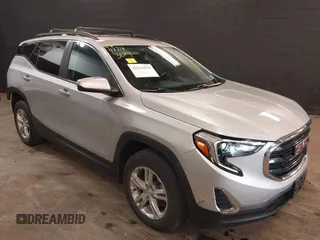 2021 GMC Terrain SLE with VIN 3GKALTEVXML374758, listed as a IAAI auction lot 42243679 with 63,101 mi miles and . Bid and sale history available at DreamBid. Image 1.