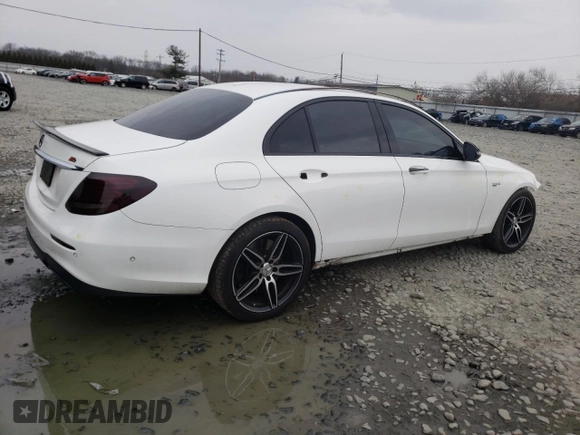 2017 Mercedes-Benz E-Class AMG E 43 with VIN WDDZF6EB0HA163696, listed as a Copart auction lot 44795933 with Not Provided miles. Bid and sale history available at carsss.com. Image 3.