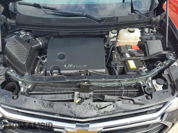 2021 Chevrolet Traverse LT Cloth with VIN 1GNEVGKW7MJ112612, listed as a Copart auction lot 75235074 with 58,744 mi miles and Salvage Title. Bid and sale history available at carsss.com. Image 11.
