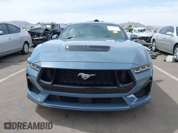 2024 Ford Mustang GT with VIN 1FA6P8CF5R5407998, listed as a IAAI auction lot 42228052 with 12,863 mi miles and . Bid and sale history available at DreamBid. Image 13.