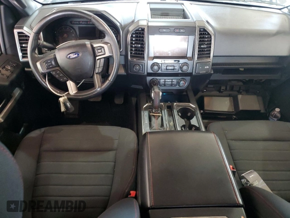 2020 Ford F-150 XL with VIN 1FTEW1E44LFC02735, listed as a Copart auction lot 62062125 with 111,471 mi miles and Salvage title. Bid and sale history available at DreamBid. Image 8.