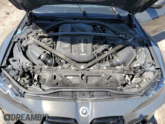 2022 BMW M4 Competition xDrive with VIN WBS43AZ09NCK80159, listed as a Copart auction lot 51842864 with 0 mi miles. Bid and sale history available at carsss.com. Image 12.