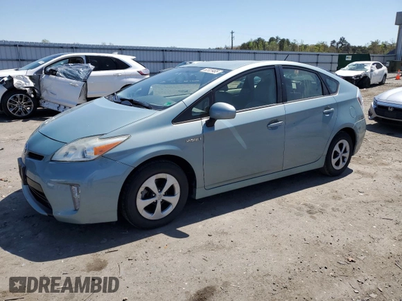 2014 Toyota Prius Four with VIN JTDKN3DU7E1756676, listed as a Copart auction lot 52323465 with 95,090 mi miles and Salvage Title. Bid and sale history available at DreamBid. Image 1.