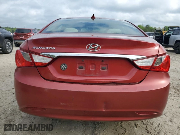 2012 Hyundai Sonata GLS with VIN 5NPEB4AC6CH495182, listed as a Copart auction lot 51501695 with Not Provided miles and Salvage Title. Bid and sale history available at carsss.com. Image 6.