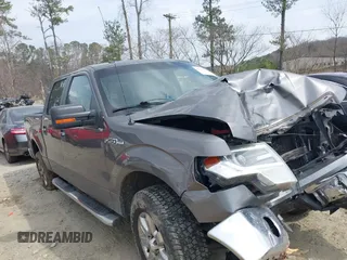 2014 Ford F-150 XL with VIN 1FTFW1EFXEFC17412, listed as a IAAI auction lot 41791959 with 242,830 mi miles and . Bid and sale history available at DreamBid. Image 1.