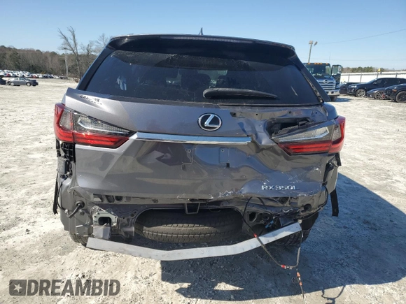2021 Lexus RX with VIN JTJHZKEA9M2019949, listed as a Copart auction lot 52738375 with 51,917 mi miles and Salvage Title. Bid and sale history available at carsss.com. Image 6.