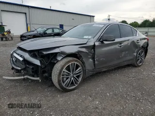 2015 Infiniti Q50 Premium z VIN JN1BV7AR3FM392685, wystawiony jako Copart lot #63233075 z przebiegiem 71 164 mil mil oraz Szkoda całkowita • Salvage title. Historia ofert i sprzedaży dostępna na DreamBid. Obrazek 1.