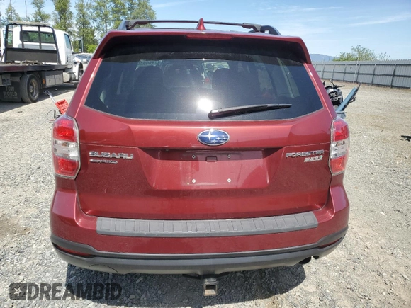 2016 Subaru Forester Limited with VIN JF2SJAHC0GH436094, listed as a Copart auction lot 55496585 with 107,512 mi miles and Salvage Title. Bid and sale history available at DreamBid. Image 6.
