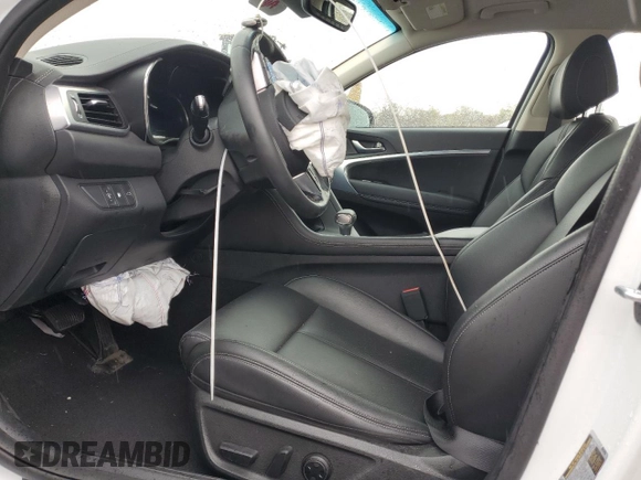 2023 Genesis G70 2.0T with VIN KMTG34TA9PU123771, listed as a Copart auction lot 54739855 with 43,171 mi miles and Salvage title. Bid and sale history available at DreamBid. Image 7.