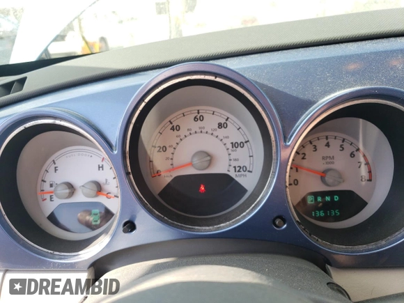 2007 Chrysler PT Cruiser Touring with VIN 3A4FY58B27T606865, listed as a Copart auction lot 80069574 with 136,135 mi miles and Clean Title. Bid and sale history available at DreamBid. Image 9.