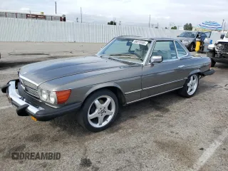 1978 Mercedes-Benz SL with VIN 10704412046380, listed as a Copart auction lot 56873355 with 81,564 mi miles and Clean title. Bid and sale history available at DreamBid. Image 1.