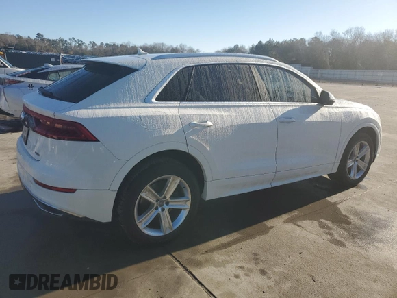 2019 Audi Q8 Premium z VIN WA1AVAF16KD010811, wystawiony jako Copart lot #42600195 z przebiegiem 42 385 mil mil oraz Czysty tytuł • Clean title. Historia ofert i sprzedaży dostępna na DreamBid. Obrazek 3.