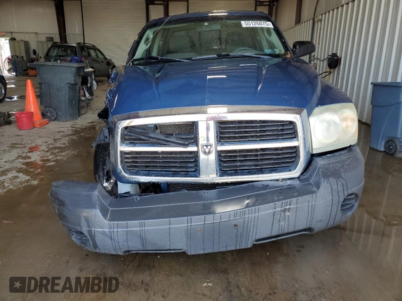 2006 Dodge Dakota ST z VIN 1D7HE28K06S598762, wystawiony jako Copart lot #55126075 z przebiegiem 175 492 mil mil oraz Szkoda całkowita • Salvage title. Historia ofert i sprzedaży dostępna na DreamBid. Obrazek 5.