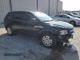 2015 Dodge Journey American Value with VIN 3C4PDCAB1FT583419, listed as a Copart auction lot 55968285 with 253,026 mi miles and Salvage Title. Bid and sale history available at DreamBid. Image 4.