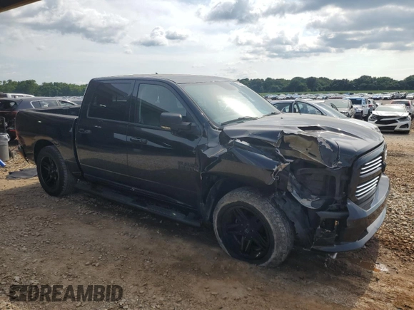 2015 Ram 1500 Sport with VIN 1C6RR6MT9FS614747, listed as a Copart auction lot 62767685 with 169,794 mi miles and Salvage title. Bid and sale history available at DreamBid. Image 4.