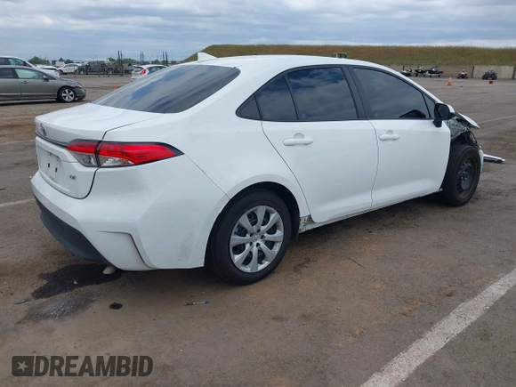 2023 Toyota Corolla LE with VIN 5YFB4MDE4PP055531, listed as a IAAI auction lot 42135999 with 41,631 mi miles and . Bid and sale history available at DreamBid. Image 4.