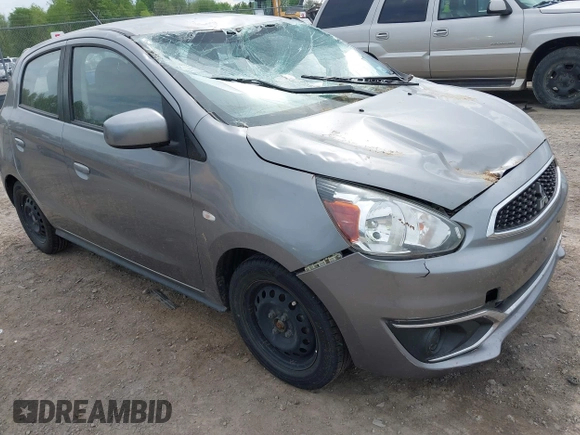 2017 Mitsubishi Mirage ES with VIN ML32A3HJ3HH022451, listed as a IAAI auction lot 42268192 with 45,565 mi miles and . Bid and sale history available at DreamBid. Image 1.