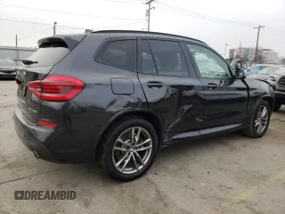 2021 BMW X3 sDrive30i with VIN 5UXTY3C07M9E82696, listed as a Copart auction lot 86355834 with 46,477 mi miles and Salvage Title. Bid and sale history available at carsss.com. Image 3.