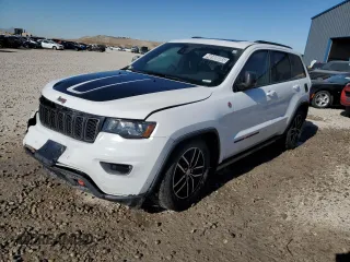 2018 Jeep Grand Cherokee Trailhawk with VIN 1C4RJFLT5JC164387, listed as a Copart auction lot 46908085 with 116,789 mi miles and Clean Title. Bid and sale history available at carsss.com. Image 1.