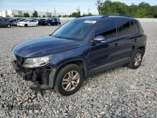 2016 Volkswagen Tiguan R-Line with VIN WVGAV7AX9GW554506, listed as a Copart auction lot 61209585 with 81,584 mi miles and Salvage title. Bid and sale history available at DreamBid. Image 1.