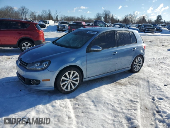 2012 Volkswagen Golf TDI z VIN WVWNM7AJXCW215994, wystawiony jako Copart lot #62693075 z przebiegiem 122 234 mil mil oraz Nie do naprawy • Non repairable. Historia ofert i sprzedaży dostępna na DreamBid. Obrazek 1.