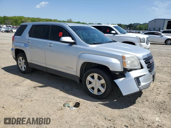 2016 GMC Terrain SLE with VIN 2GKALMEK1G6141937, listed as a Copart auction lot 52766935 with 142,154 mi miles and Salvage Title. Bid and sale history available at carsss.com. Image 4.