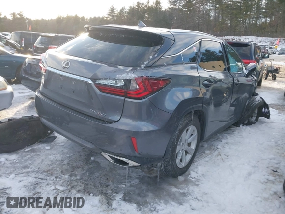 2017 Lexus RX with VIN 2T2BZMCAXHC075697, listed as a IAAI auction lot 41599002 with 37,668 mi miles. Bid and sale history available at carsss.com. Image 4.