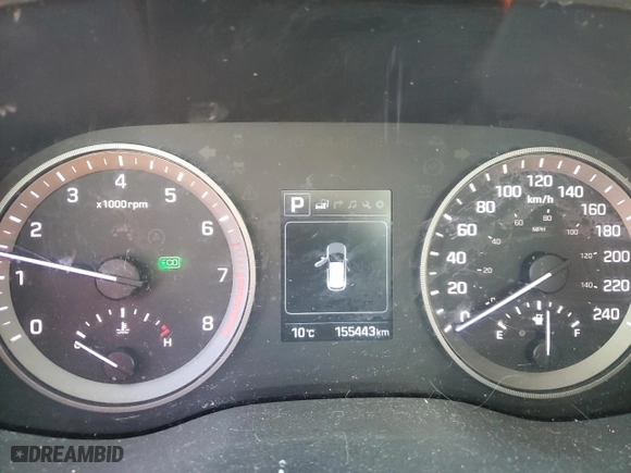 2016 Hyundai Tucson SE with VIN KM8J3CA40GU244051, listed as a Copart auction lot 49466215 with 155,443 mi miles and Clean Title. Bid and sale history available at carsss.com. Image 9.