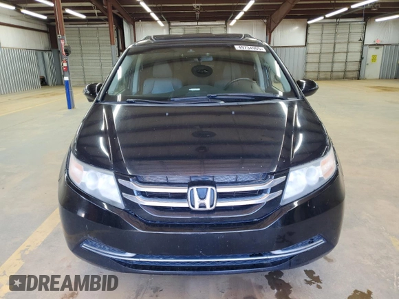 2014 Honda Odyssey EX-L with VIN 5FNRL5H66EB105932, listed as a Copart auction lot 49734905 with 222,723 mi miles and Salvage Title. Bid and sale history available at carsss.com. Image 5.