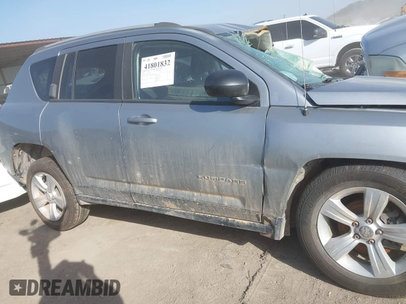 2016 Jeep Compass Sport with VIN 1C4NJDBB3GD756062, listed as a IAAI auction lot 41801832 with Not Provided miles and . Bid and sale history available at carsss.com. Image 14.