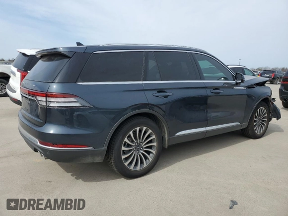2022 Lincoln Aviator Reserve z VIN 5LM5J7WC2NGL17296, wystawiony jako Copart lot #48116645 z przebiegiem 39 385 mil mil oraz Szkoda całkowita • Salvage title. Historia ofert i sprzedaży dostępna na DreamBid. Obrazek 3.