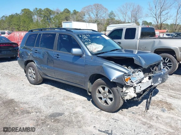 2005 Toyota Highlander with VIN JTEDP21A250089993, listed as a IAAI auction lot 41770072 with 190,517 mi miles. Bid and sale history available at carsss.com. Image 1.