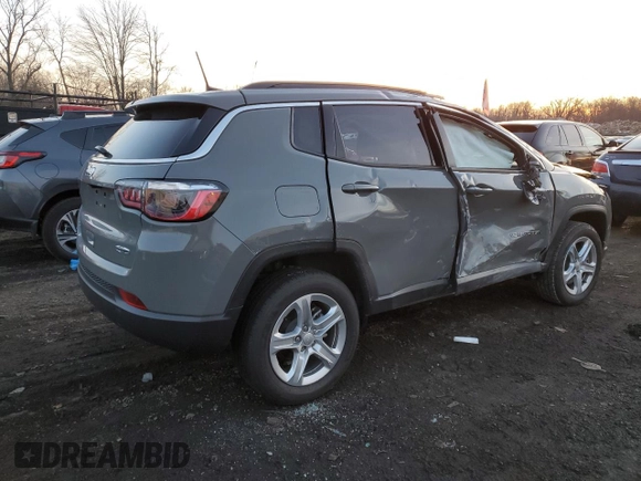 2023 Jeep Compass Latitude with VIN 3C4NJDBN7PT508868, listed as a Copart auction lot 85953644 with 19,083 mi miles and Salvage Title. Bid and sale history available at DreamBid. Image 3.