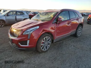 2023 Cadillac XT5 AWD Sport with VIN 1GYKNHRS8PZ114096, listed as a Copart auction lot 76997184 with Not provided miles and Salvage title. Bid and sale history available at DreamBid. Image 1.