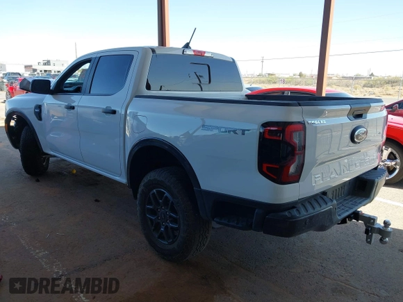 2024 Ford Ranger XLT with VIN 1FTER4GHXRLE52080, listed as a IAAI auction lot 41992449 with 4,083 mi miles and . Bid and sale history available at DreamBid. Image 3.