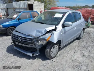 2024 Mitsubishi Mirage ES with VIN ML32AUHJ7RH027871, listed as a IAAI auction lot 41893774 with 5028 miles. Bid and sale history available at carsss.com. Image 17.
