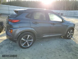 2018 Hyundai Kona Ultimate with VIN KM8K53A57JU106862, listed as a Copart auction lot 84869264 with 80,230 mi miles and Salvage Title. Bid and sale history available at carsss.com. Image 3.