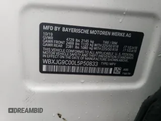 2020 BMW X1 xDrive28i with VIN WBXJG9C00L5P50833, listed as a Copart auction lot 37547123 with 37,039 mi miles. Bid and sale history available at carsss.com. Image 15.