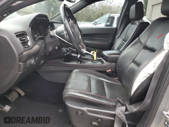 2021 Dodge Durango R/T with VIN 1C4SDHCT2MC790343, listed as a Copart auction lot 88030625 with 95,798 mi miles and Salvage Title. Bid and sale history available at DreamBid. Image 7.