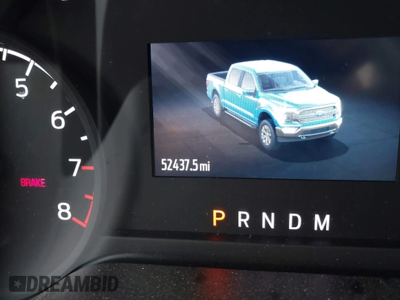 2021 Ford F-150 XL with VIN 1FTEX1C51MFD08456, listed as a IAAI auction lot 42220056 with 52,437 mi miles and . Bid and sale history available at DreamBid. Image 7.