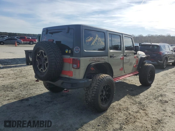 2017 Jeep Wrangler Unlimited Rubicon Recon with VIN 1C4BJWFG9HL586169, listed as a Copart auction lot 80454624 with 174,987 mi miles and Salvage title. Bid and sale history available at DreamBid. Image 3.