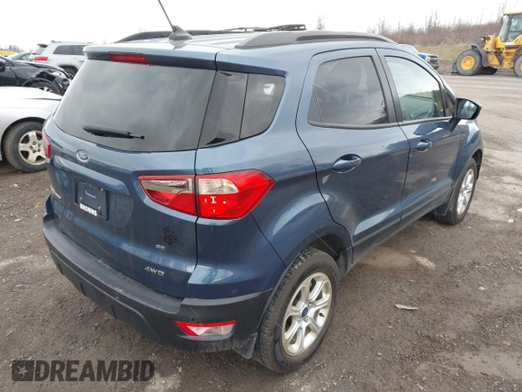 2022 Ford EcoSport SE with VIN MAJ6S3GL3NC469553, listed as a IAAI auction lot 41854545 with 40,339 mi miles and . Bid and sale history available at DreamBid. Image 4.