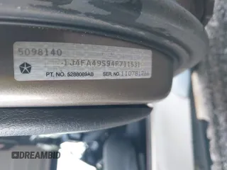 2004 Jeep Wrangler Sport with VIN 1J4FA49S94P711531, listed as a IAAI auction lot 41306863 with 143,720 mi miles and . Bid and sale history available at DreamBid. Image 9.