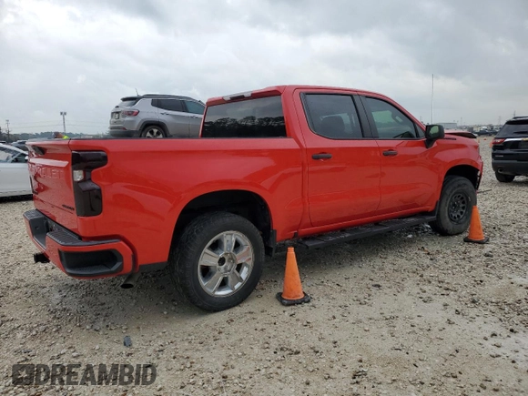 2020 Chevrolet Silverado 1500 Custom with VIN 3GCPWBEK9LG336880, listed as a Copart auction lot 86697014 with 92,820 mi miles and Salvage Title. Bid and sale history available at carsss.com. Image 3.