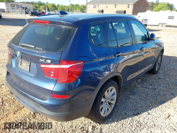 2017 BMW X3 xDrive28i with VIN 5UXWX9C55H0T09474, listed as a IAAI auction lot 42060029 with 118,123 mi miles and . Bid and sale history available at DreamBid. Image 4.