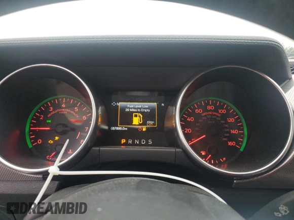 2019 Ford Mustang GT with VIN 1FA6P8CF5K5199725, listed as a Copart auction lot 47627995 with 57,896 mi miles and Clean title. Bid and sale history available at DreamBid. Image 9.