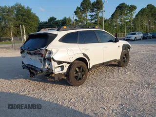 2025 Subaru Outback Wilderness with VIN 4S4BTGUD0S3118732, listed as a IAAI auction lot 42731589 with 9,399 mi miles and . Bid and sale history available at DreamBid. Image 4.