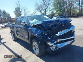 2019 Ram 1500 Big Horn/Lone Star with VIN 1C6SRFFT6KN834872, listed as a IAAI auction lot 41028380 with 61,113 mi miles. Bid and sale history available at carsss.com. Image 1.