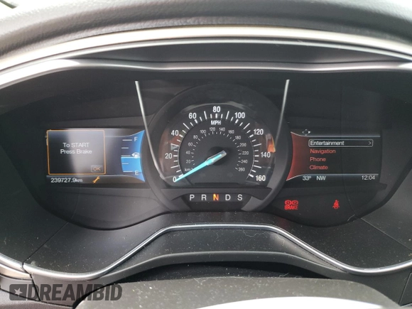 2016 Ford Fusion SE with VIN 3FA6P0T90GR334562, listed as a Copart auction lot 55437685 with 239,727 mi miles and Clean Title. Bid and sale history available at carsss.com. Image 9.